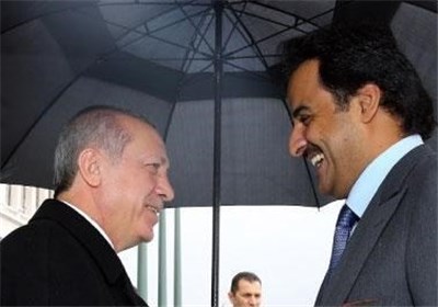 امیر قطر برای دیدار با اردوغان وارد ترکیه شد