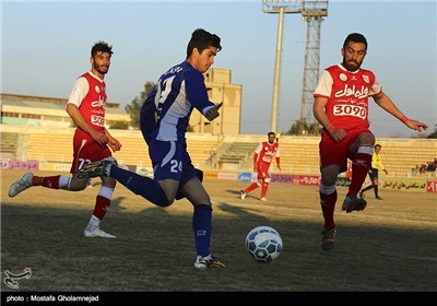 دیدار تیم‌های فوتبال استقلال اهواز و تراکتورسازی تبریز - خوزستان