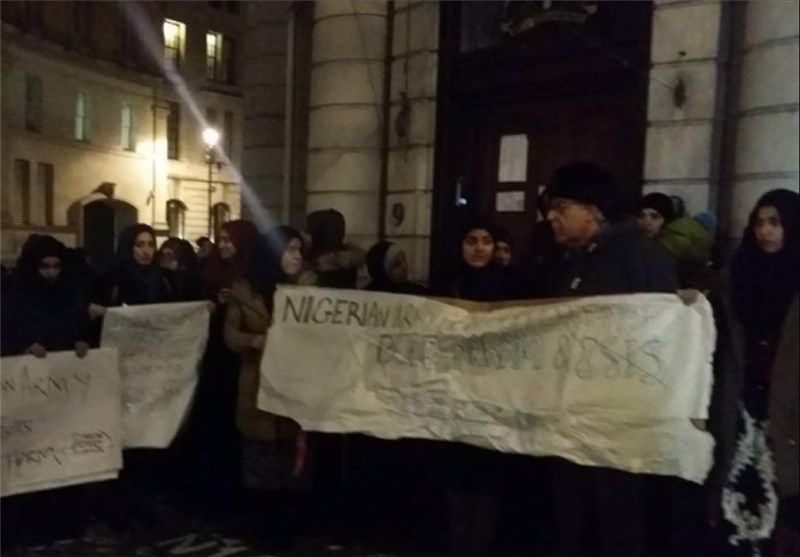 تجمع مردم لندن در اعتراض به کشتار مسلمانان نیجریه+تصاویر