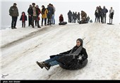 تفریحات زمستانی در ارتفاعات اراک