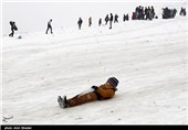 تفریحات زمستانی در ارتفاعات اراک