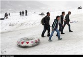 تفریحات زمستانی در ارتفاعات اراک