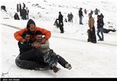 تفریحات زمستانی در ارتفاعات اراک