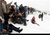 تفریحات زمستانی در ارتفاعات اراک