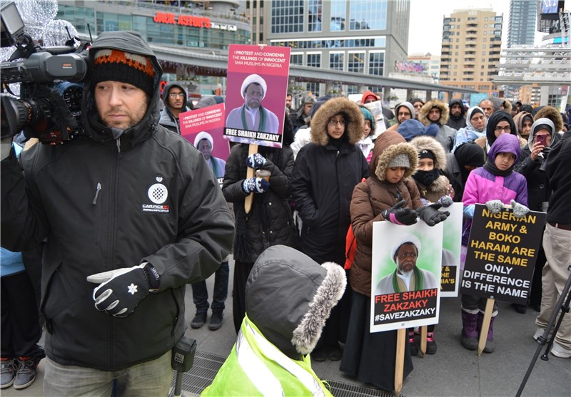 فریاد اعتراض کانادایی‌ها علیه کشتار مسلمانان توسط ارتش نیجریه + عکس