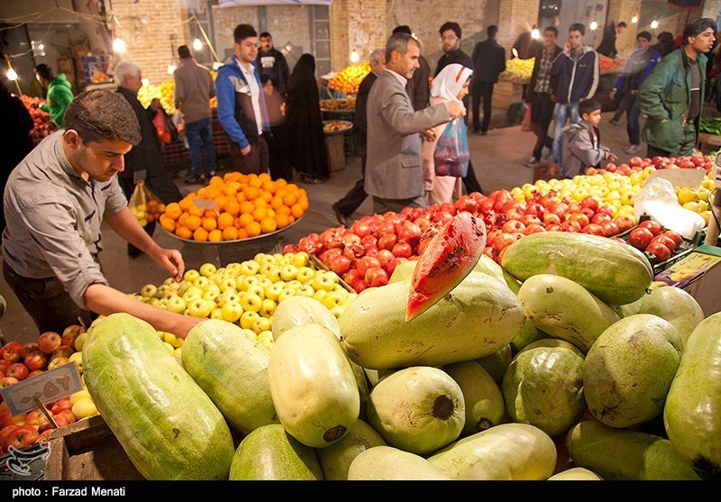 بازار کرمانشاه در آستانه یلدا