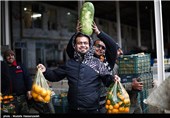 بازار میوه گرگان در آستانه شب یلدا