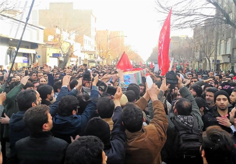 پیکر شهید حافظی در آمل تشییع شد