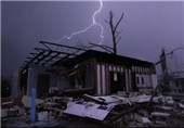 گردباد در دالاس آمریکا جان 7 تن را گرفت + تصاویر