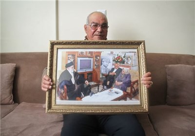 حضور رهبر معظم انقلاب در خانه شهید مسیحی