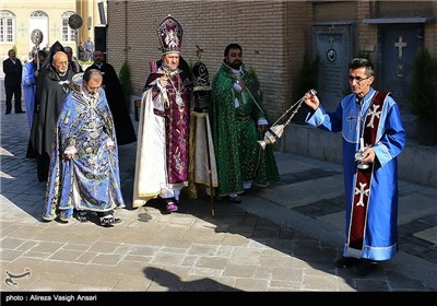 مراسم سال نو میلادی در کلیسای وانک اصفهان