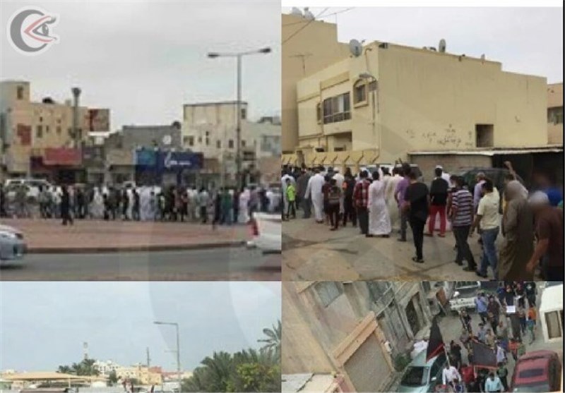تظاهرات در مناطق مختلف بحرین در اعتراض به اعدام شیخ نمر + عکس