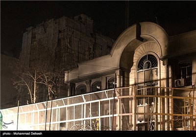 تخریب سفارت عربستان در ایران توسط معترضان