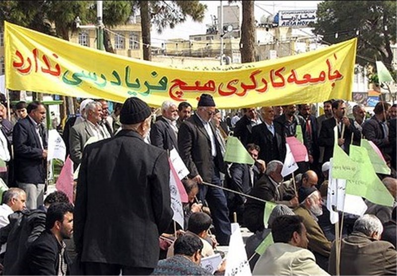 تجمع کارگران معادن البرز شرقی در اعتراض به ماه‌ها عدم پرداخت حقوق