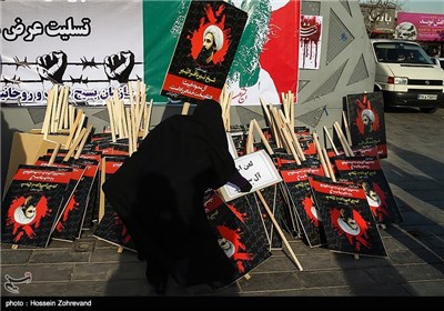 Massive Rally Held in Tehran against Saudi Arabia