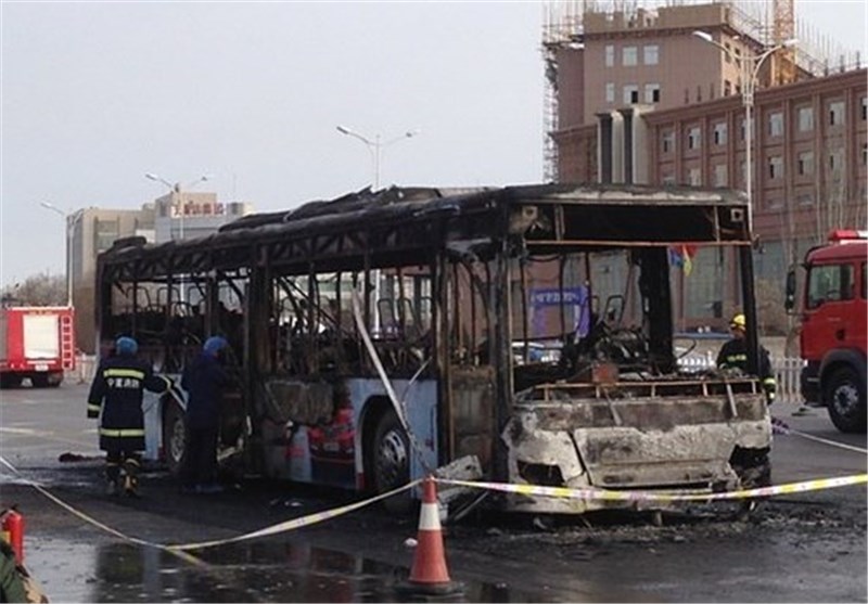 China Bus Fire Kills 14, Injures 31