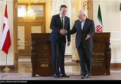 دیدار و نشست خبری مشترک وزرای خارجه ایران و دانمارک
