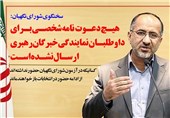 فوتوتیتر/ابراهیمیان:هیچ دعوت نامه شخصی برای کسی ارسال نشده است