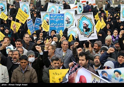 People in Different Cities of Iran Hold Protest Rallies against Riyadh