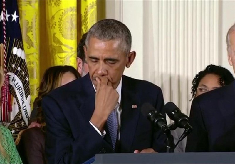 برای تلفات ارتش آمریکا در افغانستان اوباما چه زمانی اشک ریخته است؟ + عکس