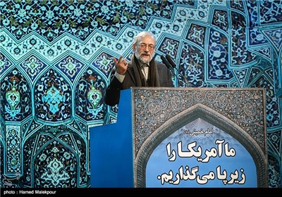 محمدجواد لاریجانی دبیر ستاد حقوق بشر قوه قضائیه سخنران پیش از خطبه‌های نماز جمعه تهران