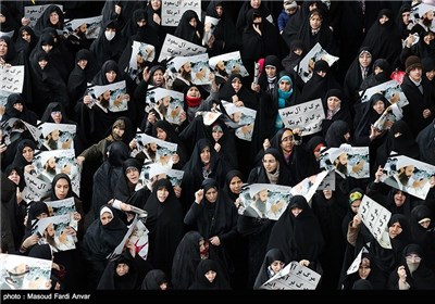 راهپیمایی نمازگزاران در اعتراض به اعدام شیخ نمر - تبریز