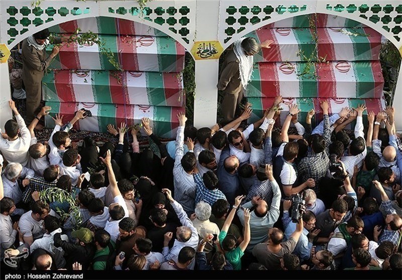 تشییع و خاکسپاری شهدای گمنام در بیش از 11 استان کشور