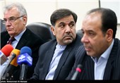عباس آخوندی وزیر راه و شهرسازی در جلسه نمایندگان اتاق بازرگانی ایران 