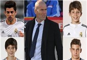 نام 4 پسر زیدان در فهرست بازیکنان غیرقانونی باشگاه رئال مادرید