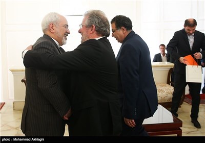 دیدار مارس‌دی‌بارتولومئو رئیس مجلس لوکزامبورگ با محمدجواد ظریف وزیر امور خارجه ایران
