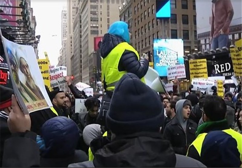 New York’ta Şeyh Nemr ve Şeyh Zakzaki Protestosu