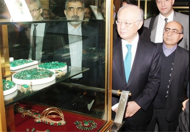 آمانو : خزانه جواهرات ملی ایران بی‌نظیر است