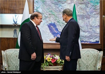 دیدار نواز شریف نخست وزیر پاکستان با اسحاق جهانگیری معاون اول رئیس جمهور