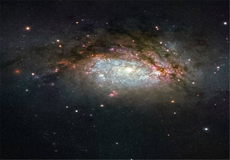 نمایش یک ادغام عظیم کهکشانی