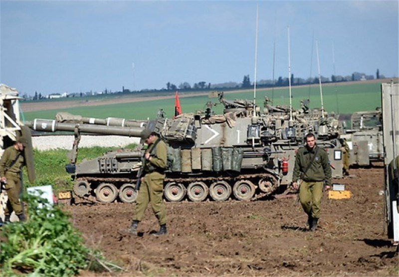 استقرار توپخانه سنگین ارتش رژیم صهیونیستی در شمال نوار غزه