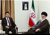 رئیس‌جمهور چین با امام خامنه‌ای دیدار کرد