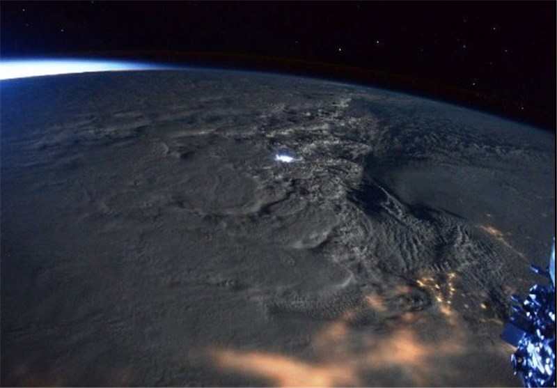 تصویر توفان برف آمریکا از ایستگاه فضایی