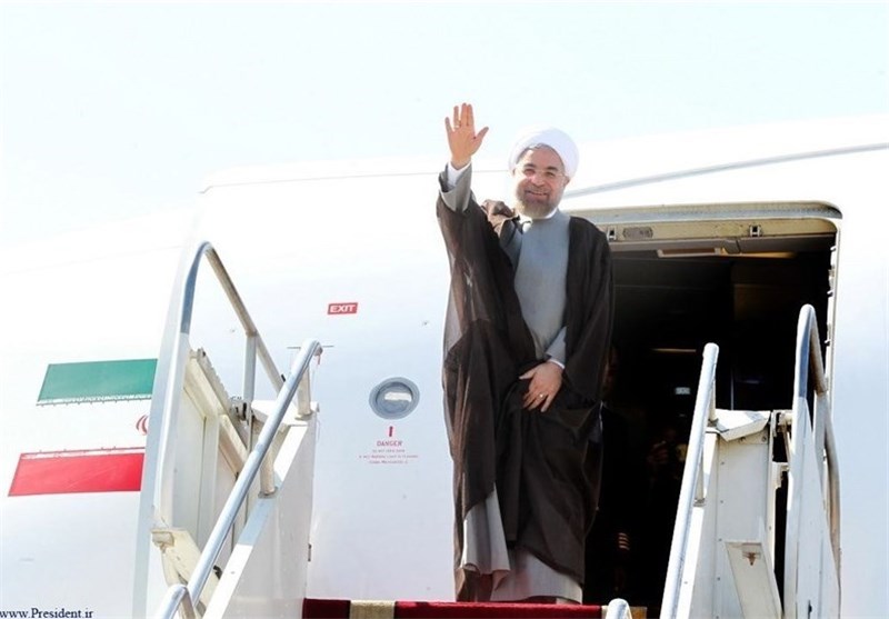 رئیس‌جمهور قزوین را به مقصد تهران ترک کرد