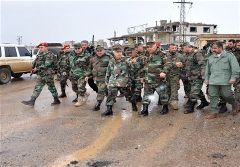 بازدید رئیس ستاد کل ارتش سوریه از شیخ مسکین به دستور اسد+ عکس