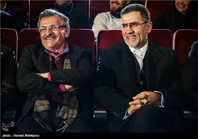 حجت‌الله ایوبی رئیس سازمان سینمایی در مراسم بزرگداشت سه نسل از هنرمندان دوبله ایران