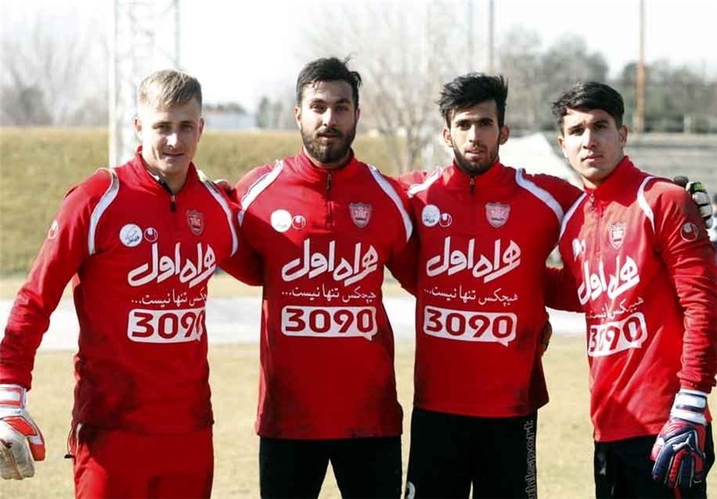 فریاد‌های دروازه‌بان‌ها در تمرین پرسپولیس