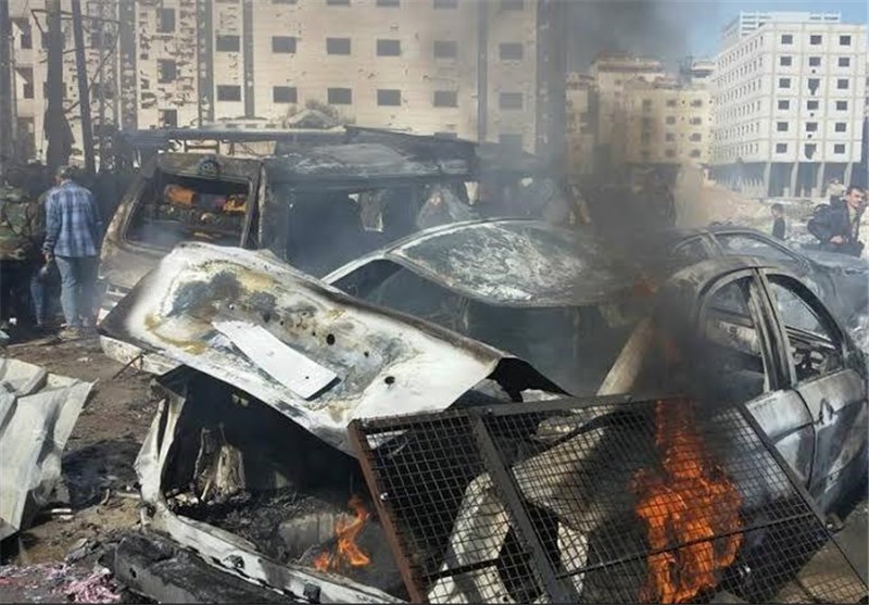 انفجار خودروی بمب‌گذاری شده در شمال دمشق/ آغاز عملیات ارتش سوریه در&quot;مهین&quot;
