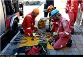مانور لحظه صفر با حضور 120 نجاتگر در اردبیل برگزار شد
