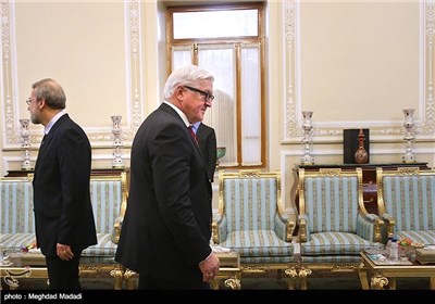 Germany’s Steinmeier Meets with Iran’s Speaker Larijani