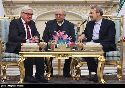 Germany’s Steinmeier Meets with Iran’s Speaker Larijani