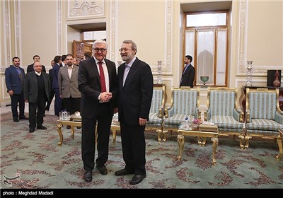 Germany’s Steinmeier Meets with Iran’s Speaker Larijani