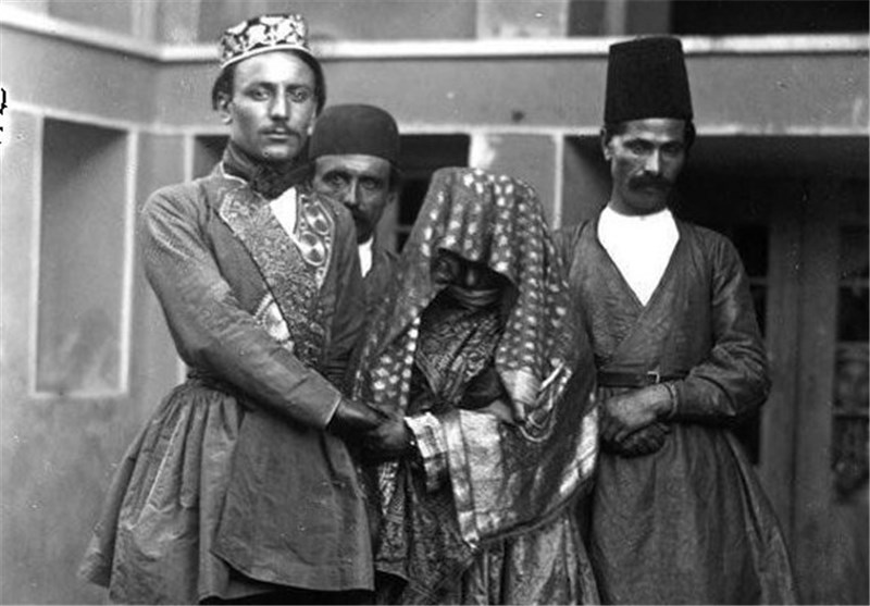 عروس و داماد در دوره قاجار+عکس
