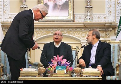 Germany’s Steinmeier Meets with Iran’s Speaker Larijani