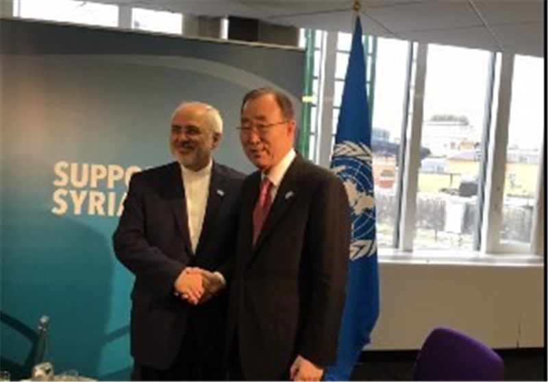 Iran’s FM Meets UN Chief in London