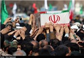 پیکر شهید مدافع حرم در یاسوج تشییع شد